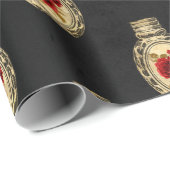 深紅と黒の魔女 ラッピングペーパー (ロールコーナー)