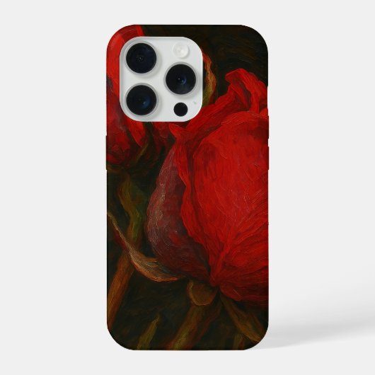 深紅のささやき iPhoneケース (裏面)