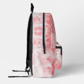 深紅のエコー プリントバックパック (左)