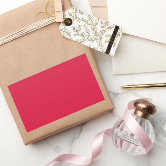 深紅のカスタムステッカー 長方形シール (ギフト)