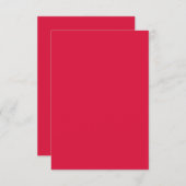 深紅のカスタム招待状テンプレート 招待状 (正面/裏面)