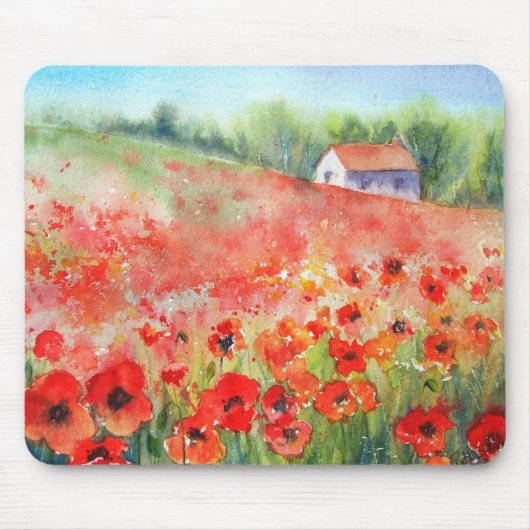 深紅のカーペット マウスパッド (正面)