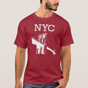 深紅のニューヨークのTシャツ Tシャツ
