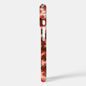 深紅のパルス | 万華鏡の舌の抽象芸術 Case-Mate iPhoneケース (裏面 / 左)