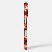 深紅のパルス | 万華鏡の舌の抽象芸術 Case-Mate iPhoneケース (裏面 / 右)