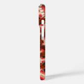 深紅のパルス | 万華鏡の舌の抽象芸術 Case-Mate iPhoneケース (裏面 / 左)
