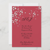 深紅のパール招待状 招待状 (正面)