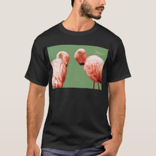 深紅のフラミンゴ Tシャツ
