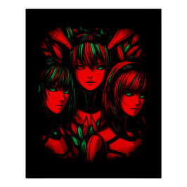 深紅の三位一体 ポスター