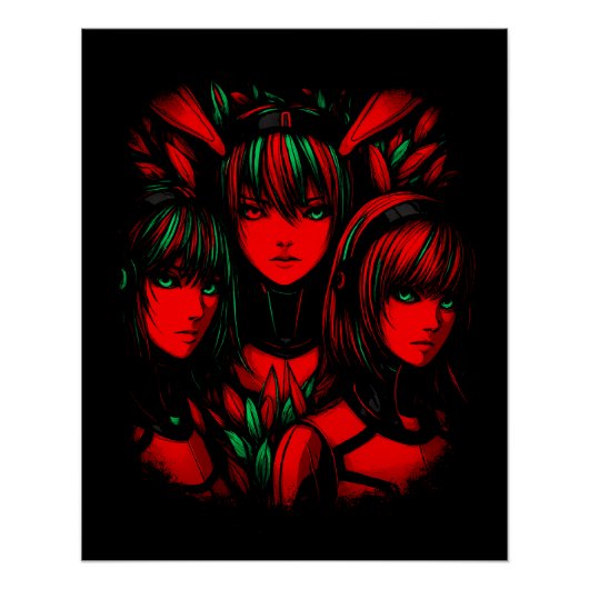 深紅の三位一体 ポスター (正面)