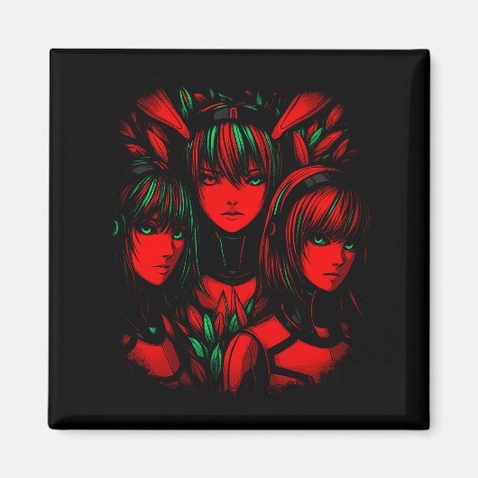 深紅の三位一体 マグネット (正面)