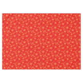 深紅の世紀半ばのSputnikパターン テーブルクロス (正面(横))