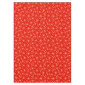 深紅の世紀半ばのSputnikパターン テーブルクロス (正面)