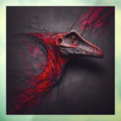 深紅の化石の発掘された窓にしがみつく ウィンドウサイン (シート3)