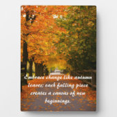 深紅の変貌 フォトプラーク (正面)