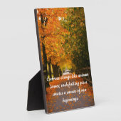 深紅の変貌 フォトプラーク (側面)