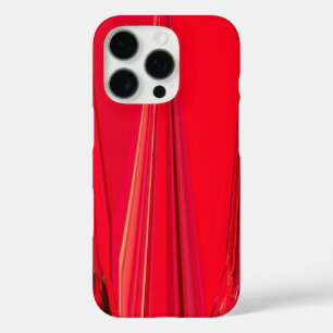 深紅の奥深さ 美しい赤いテクスチャの抽象芸術 iPhone 16 PROケース