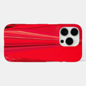 深紅の奥深さ | 美しい赤いテクスチャの抽象芸術 Case-Mate iPhoneケース (裏面 (横))