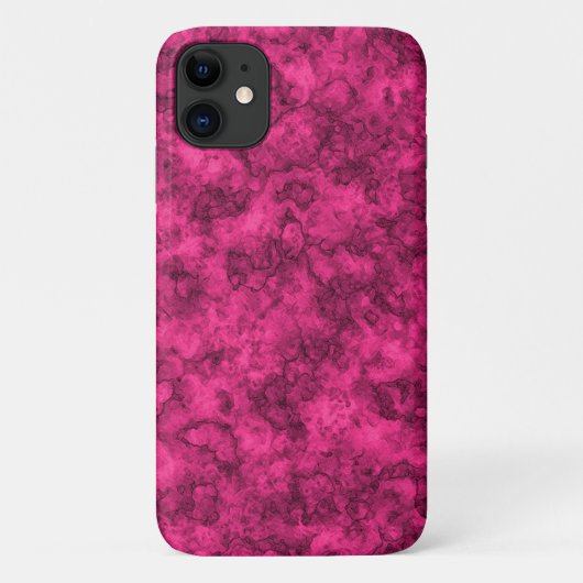 深紅の明るい大理石模様 Case-Mate iPhoneケース (裏面)