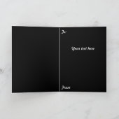 深紅の死神猫 カード (内部)