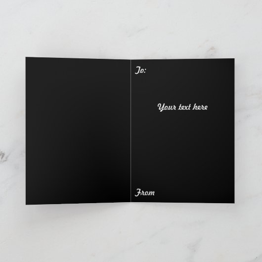 深紅の死神猫 カード (内部)