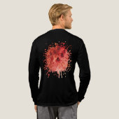 深紅の残滓 トライブレンドTシャツ (背面全体)