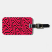 深紅の波 ラゲッジタグ (正面横)