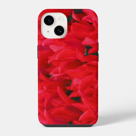 深紅の波  iPhoneケース (裏面)