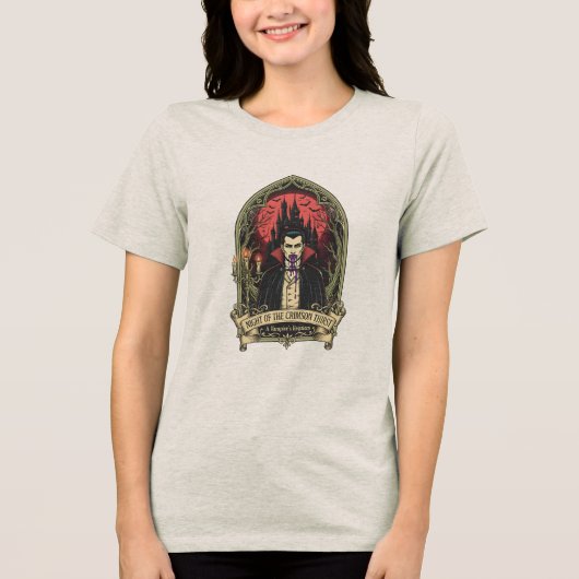 深紅の渇きの夜 トライブレンドTシャツ (正面)