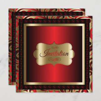 深紅の第80誕生会| DIYの文字 招待状