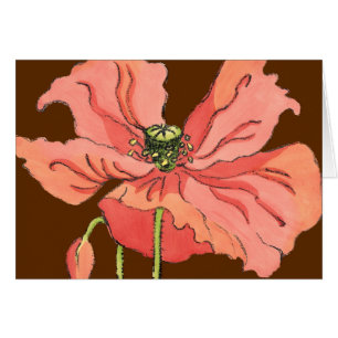 深紅の背景が付いている大きいピンクの花