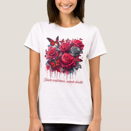 深紅の自信 Tシャツ (正面)