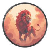 深紅の輝き - 灼熱の運命の獅子 アイスホッケーパック (正面)