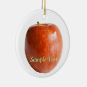 深紅りんご セラミックオーナメント (右)