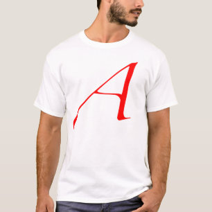 深紅手紙A (無神論者のために) Tシャツ