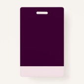 深紅王室のQRコード従業員名バッジ バッジ (裏面)