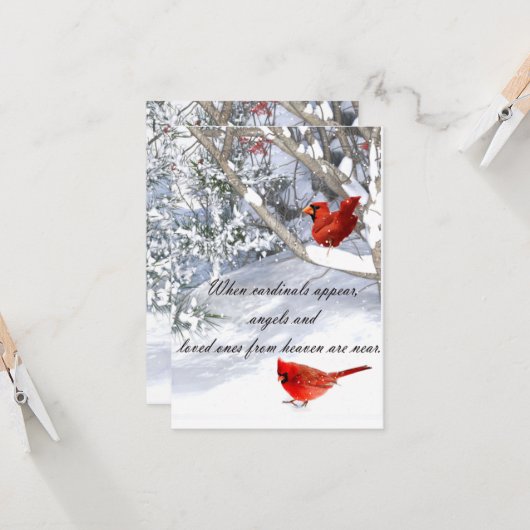 深紅色からの天国 カード (正面/裏面インサイチュ)