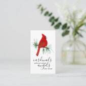 深紅色がエンジェルス写真記念カードに表示 名刺 (スタンド正面)