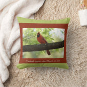 深紅色が現れるのは天使が近くにいる時だ！ クッション (ブランケット)