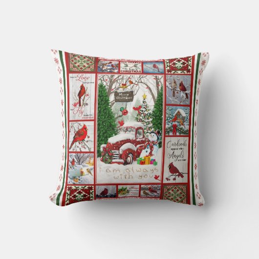 深紅色が贈り物に近づくと現れる クッション (正面)