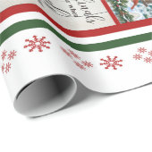 深紅色が贈り物に近づくと現れる ラッピングペーパー (ロールコーナー)