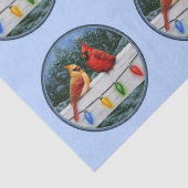 深紅色とクリスマスライトスカイブルー 薄葉紙 (詳細)