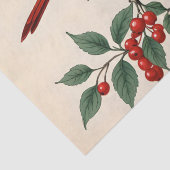 深紅色とレッドベリーの切り離し 薄葉紙 (詳細)