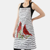 深紅色と音楽 エプロン (インサイチュ)