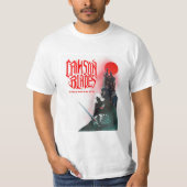 深紅色の刃のTシャツ Tシャツ (正面)