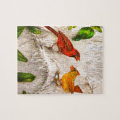 深紅色の愛の歌 ジグソーパズル (横)