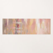 深紅色の波 ヨガマット (正面(横))