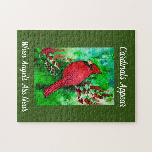 深紅色は天使がインスピレーションに近づくと現れる ジグソーパズル (横)