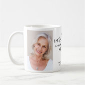 深紅色は天使が写真の近くにいるときに現れる コーヒーマグカップ (左)