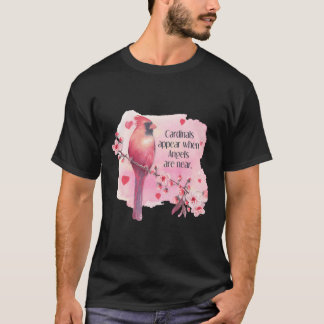 深紅色は天使が命の後に近づくと現れる Tシャツ